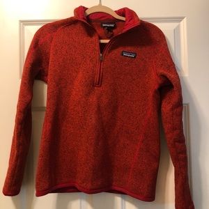 Patagonia Quarter Zip Better Sweater: Women’s Red
